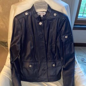 Bradley Bayou Womens leather jacket. Size: medium